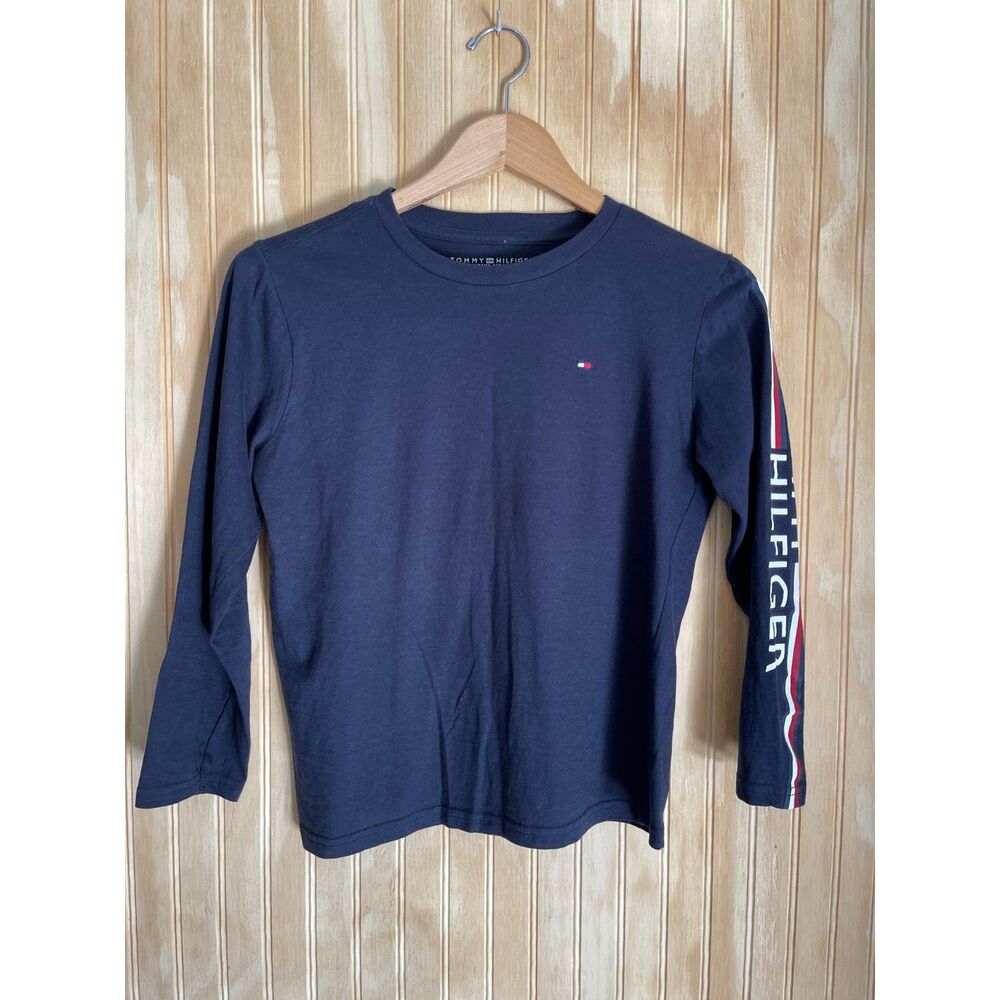 Tommy Hilfiger T shirt long sleeves 100% cotton Y2K women M